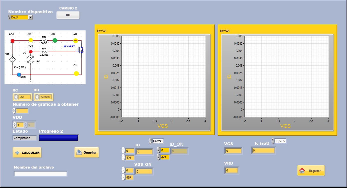 Analizador de transistores BJT y MOSFET 1