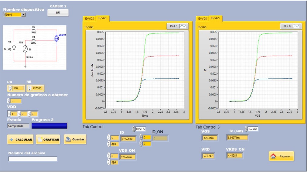 Analizador de transistores BJT y MOSFET 6
