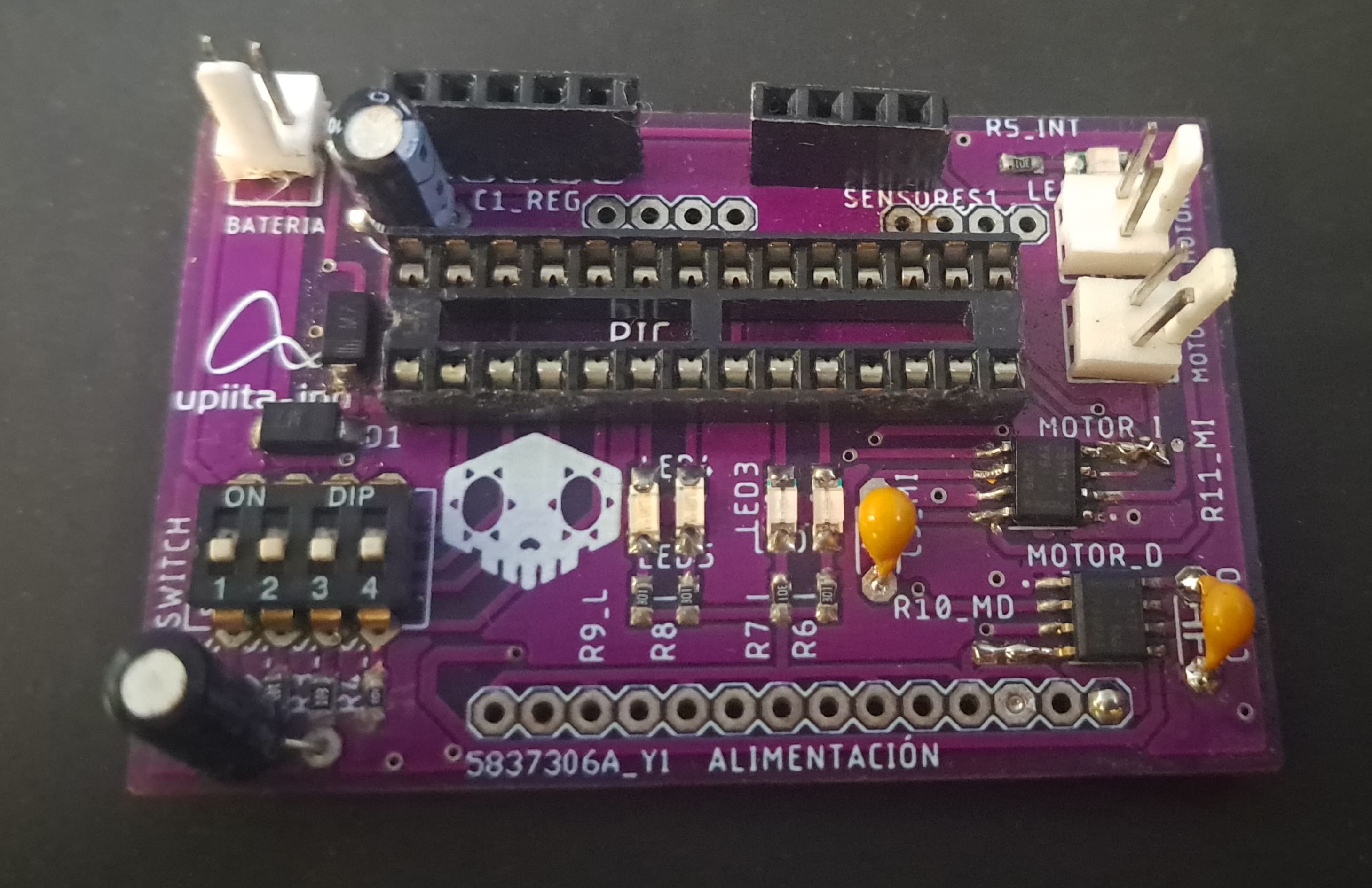 BlackShadow Minisumo autonomo profesional 1
