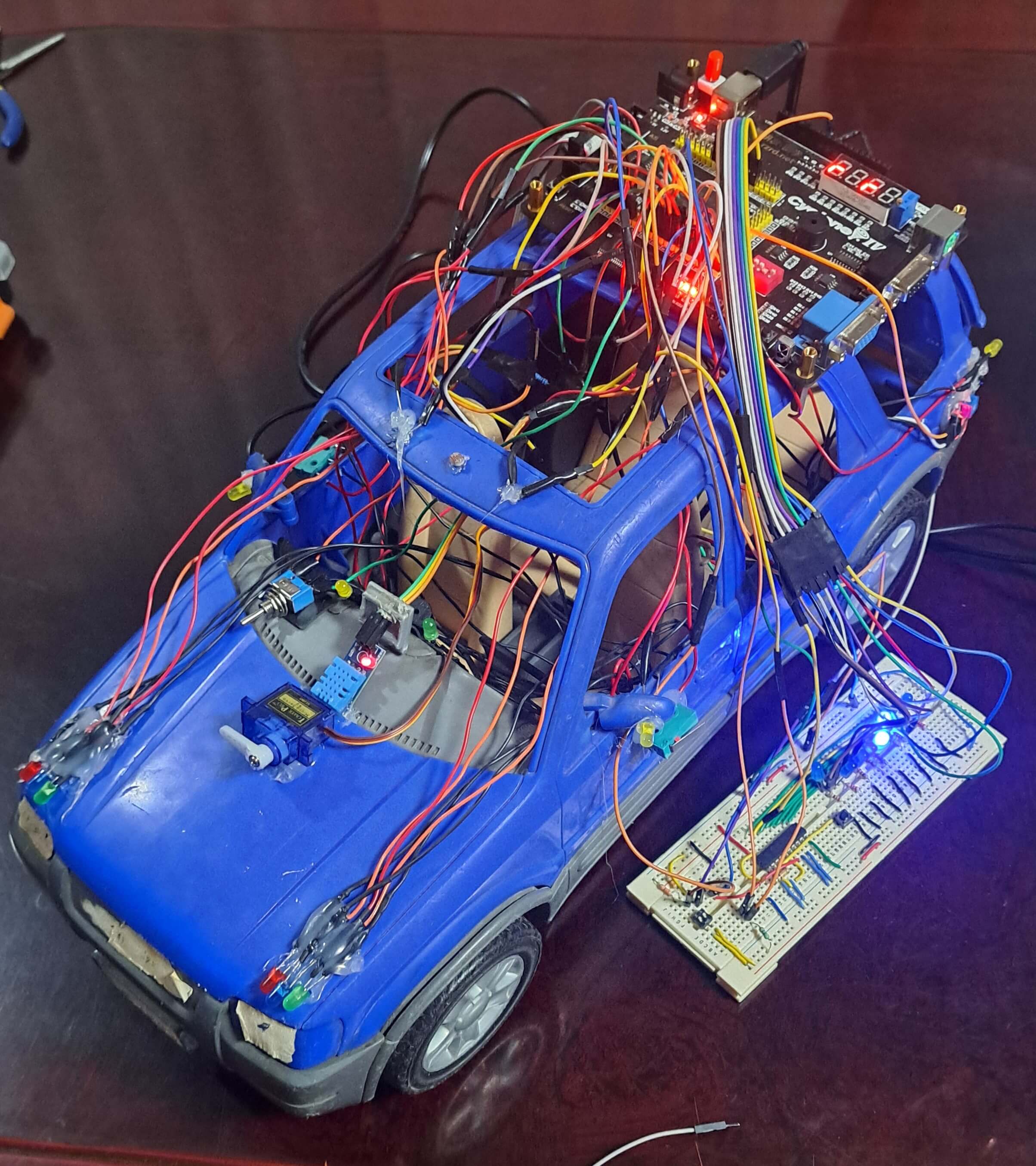 Sistema de simulación de un automóvil basado en FPGA 1