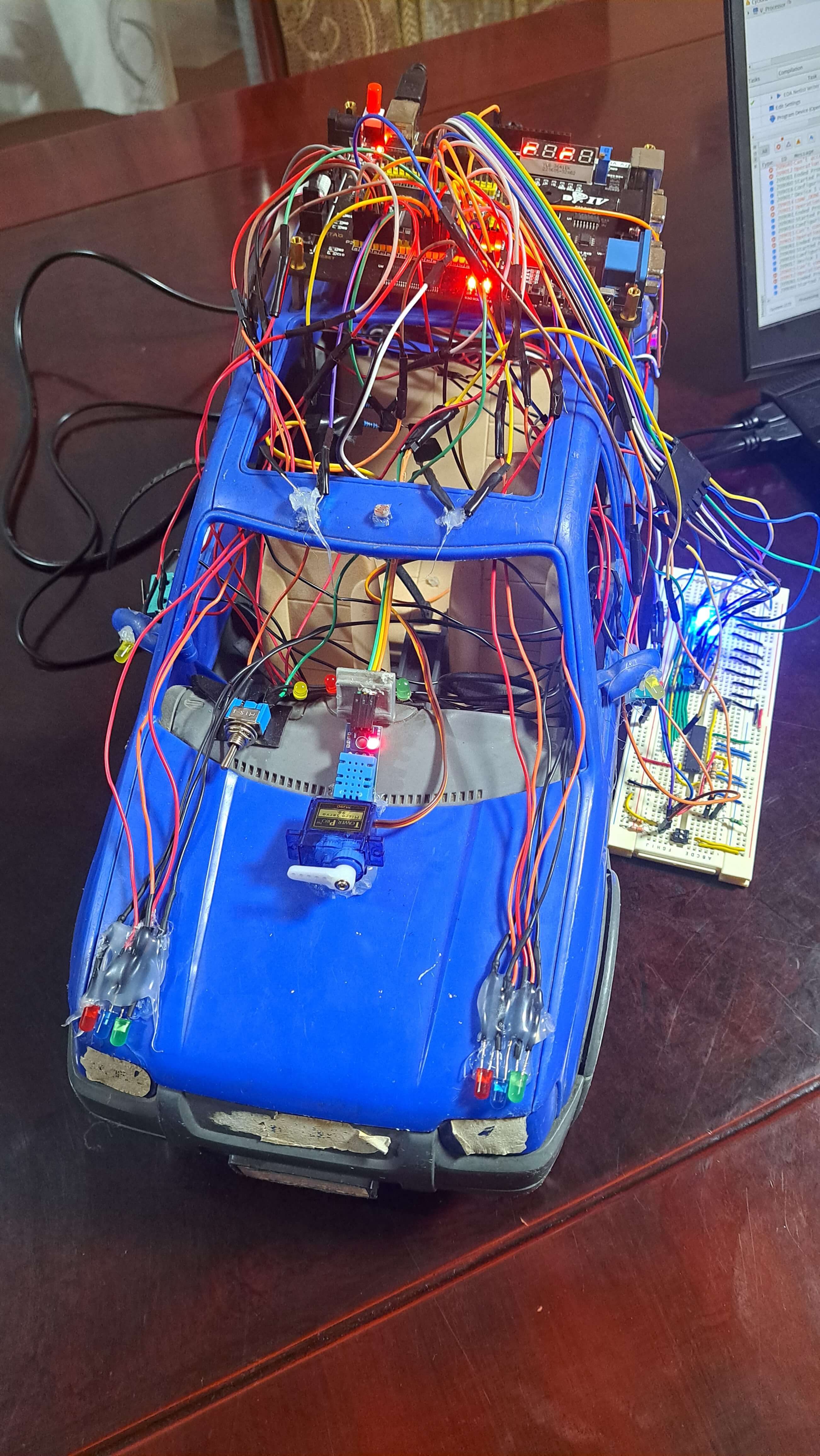 Sistema de simulación de un automóvil basado en FPGA 2